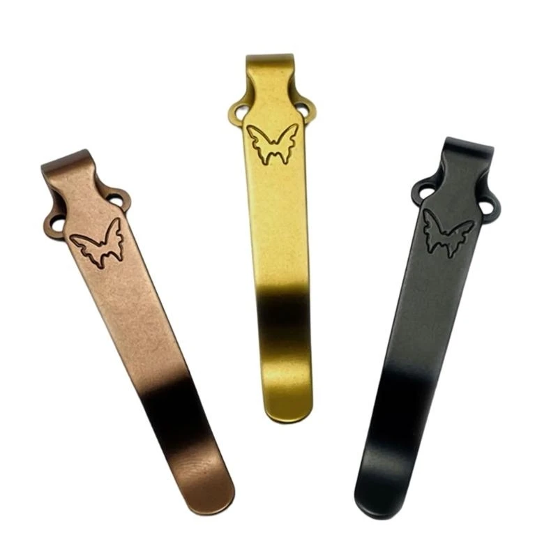 

Strong Stainless Steel Butterfly Back Clip Pocket Clamp for Various Applications A2BB