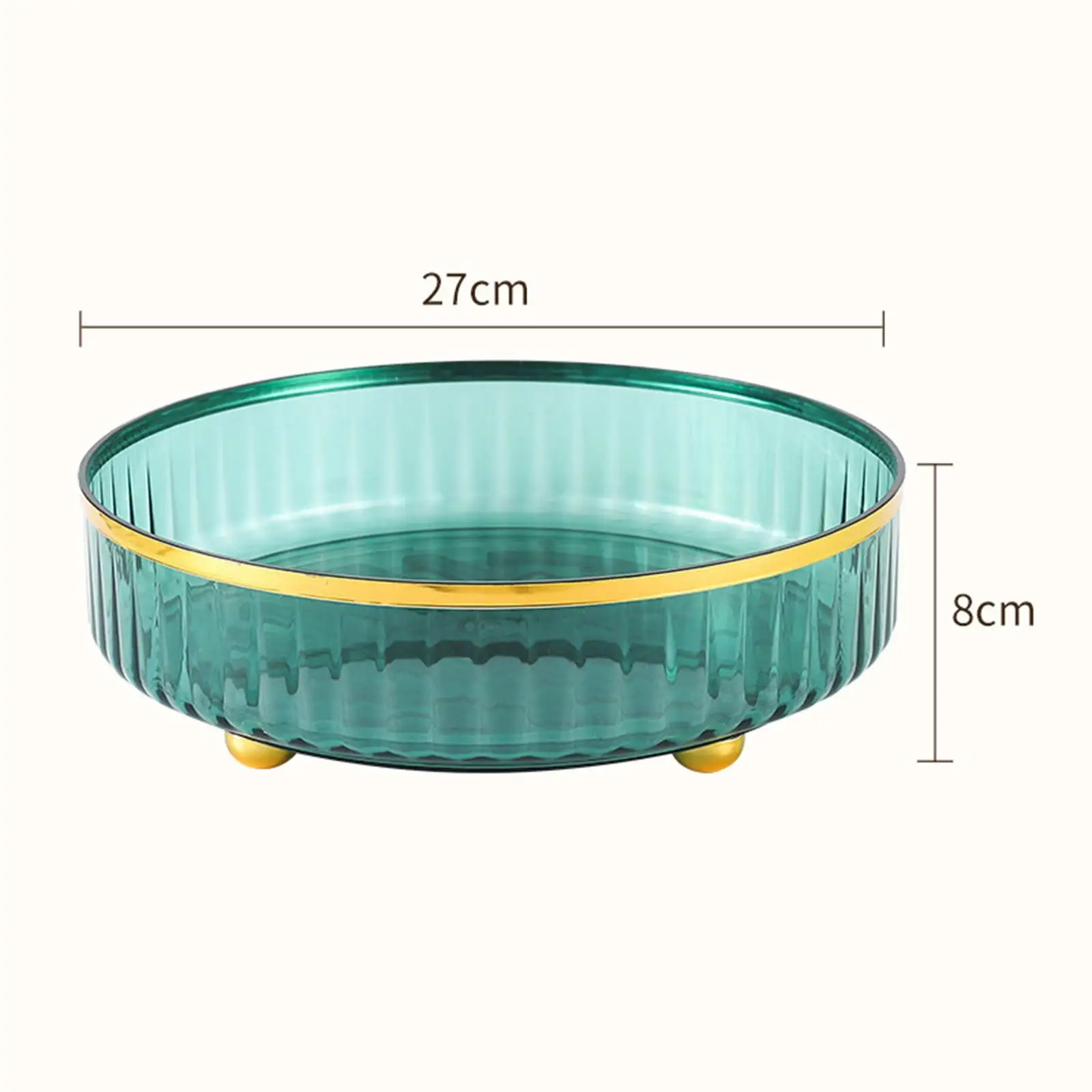 Cosmetic Makeup Organizer Vanity Tray for Table Centerpiece Wedding Party