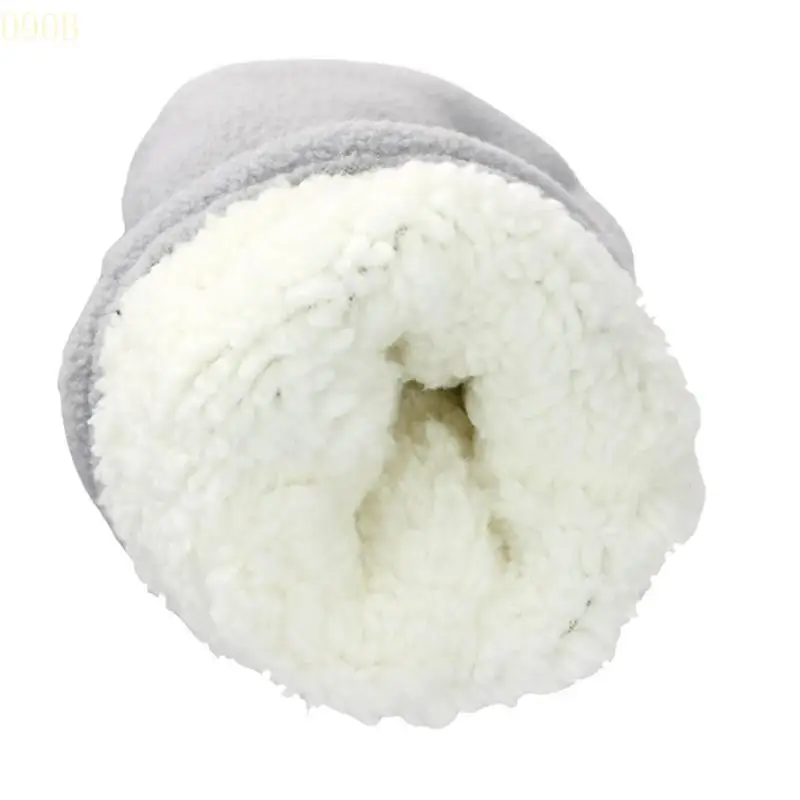 

090B 1 Pair Cosy Fleece Winter Mittens for Kids Soft & Breathable Lined Hand Mittens Winter Warm Gloves Fingerless Mitts
