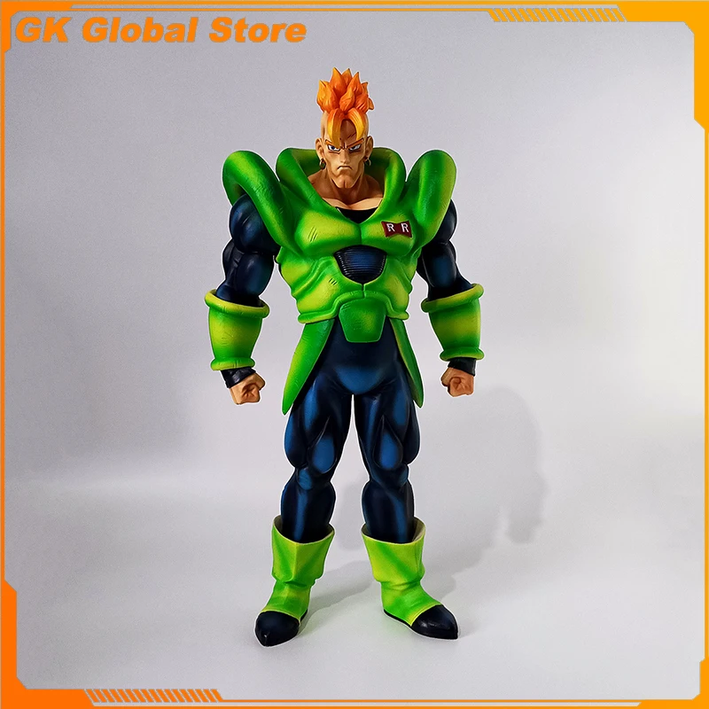 

41 см новый Dragon Ball аниме фигуркаANDROID 16 периферийные устройства ПВХ модель сцена статуя украшения для рабочего стола подарки на день рождения игрушки
