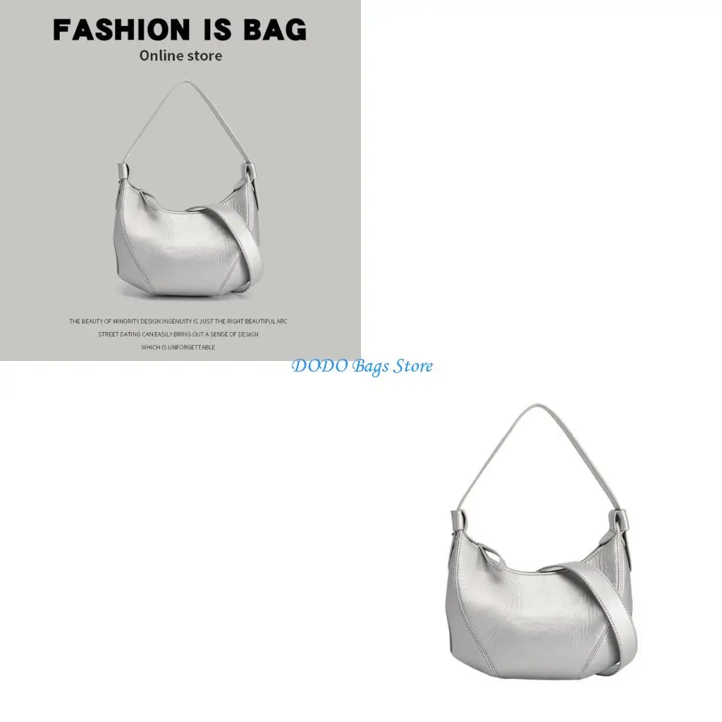 

Повседневная сумка на плечо в корейском стиле для женщин, стильная сумка для подмышек с застежкой-молнией, большая вместительная