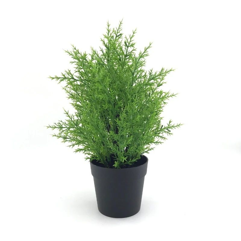 

Miniature artificial potted plant decoration, small artificial Christmas tree, artificial evergreen plant, desktop ornament