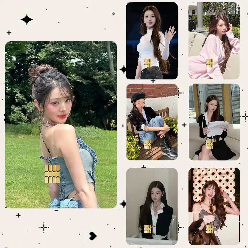 

Korean Kpop J-Jo J-Jang Won-young HD Waterproof Card Skins Protective Stickers for Credit Bank Game Cards