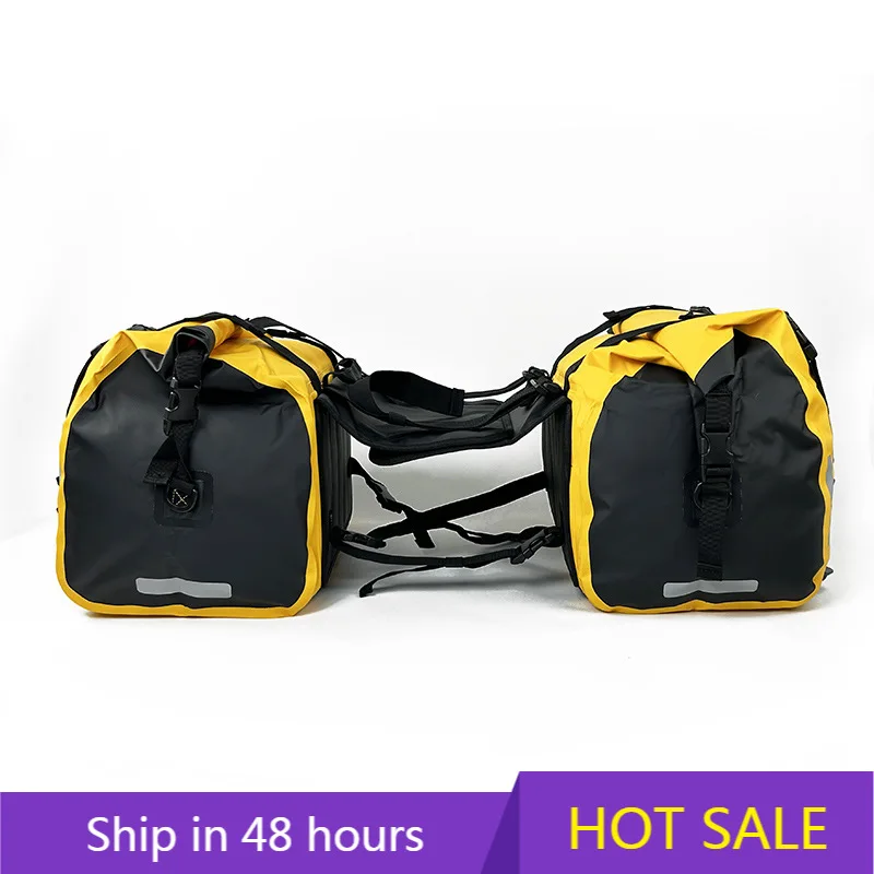 

POWER LEAPManufacture Wholesale 2025 Pannier Bags Fully Waterproof Pvc Durable Motorcycle Saddlebags for Outdoor Travel