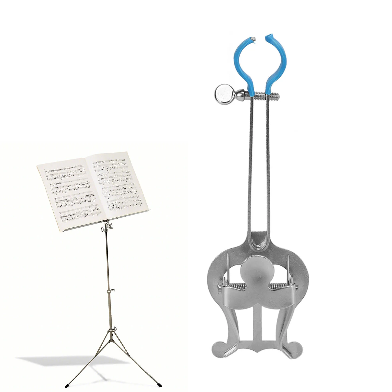 

Trumpet Sheet Music Clip Portable Marching Lyre Music Clamp On Holder Stand Sliver Lightweight Musical Instrument Accssories