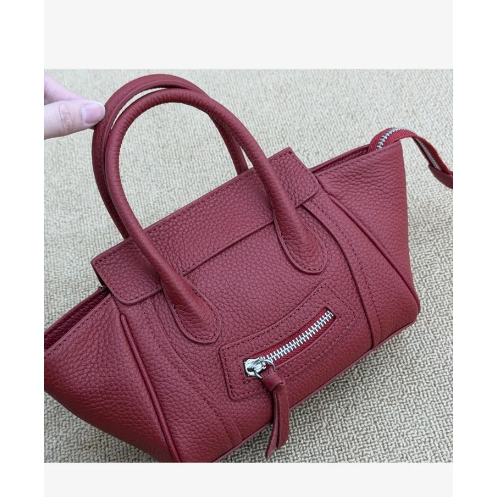 2026-new-first-layer-cowhide-smiley-face-mini-leather-women's-bag-fashionable-portable-shoulder-messenger-bag-casual-versatile