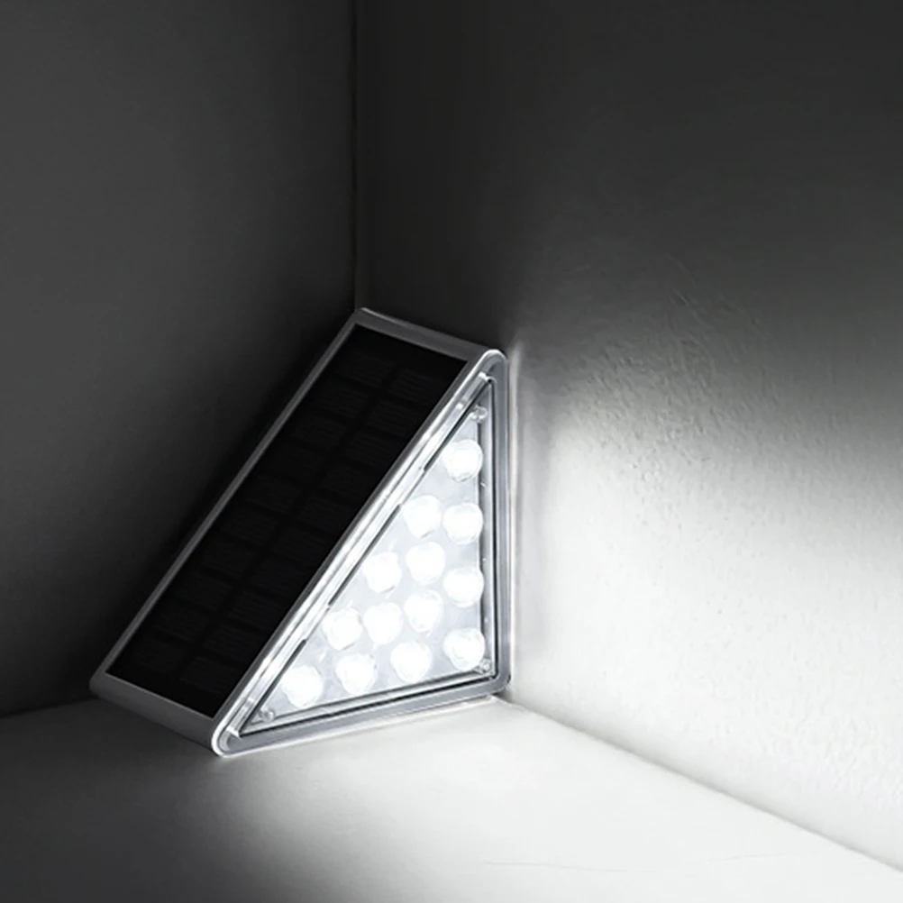 

Solar Step Lights Outdoor White Waterproof Yard Stair Light Solar Powered Deck Porch Decorations Garden L scape LED Outdoor