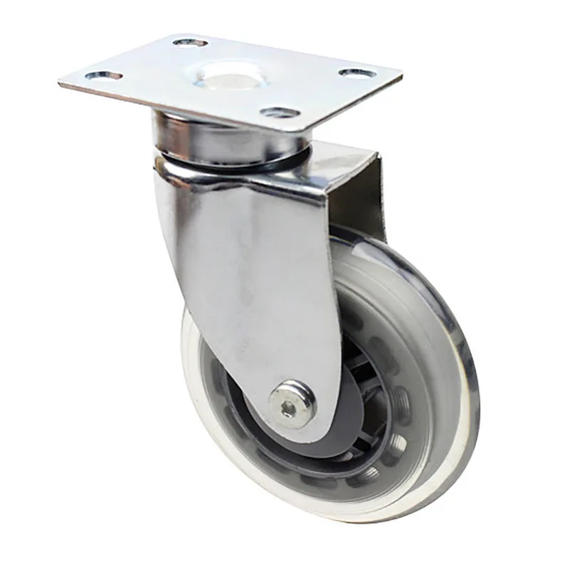 3inch 75mm Furniture Caster Medical Chair Universal Swivel Bed Equipment Bearing Wheel Hardware Trolley Pulley Without Brake