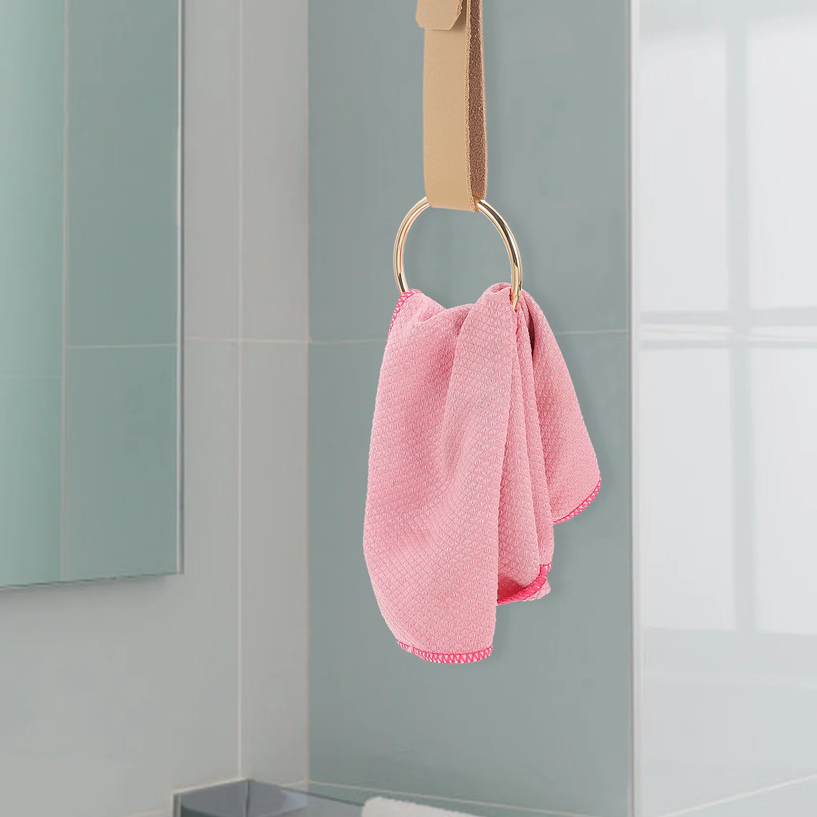 

Durable Towel Ring Premium Material Bathroom Kitchen Use Modern Stylish Design Reliable Home Supply Towel Rings