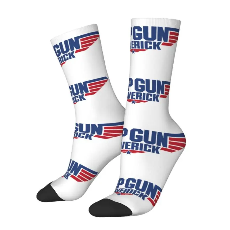 Top Gun Maverick Men's Crew Socks Unisex Cute Tom Cruise Film Spring Summer Autumn Winter Dress Socks