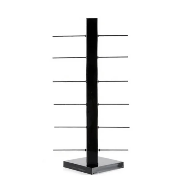 

6Pairs Eyeglass Display Stand Durable Plastic Metal Holder Desktop Counter Base 108x108cm Height 36cm Eyeglass Display Holder