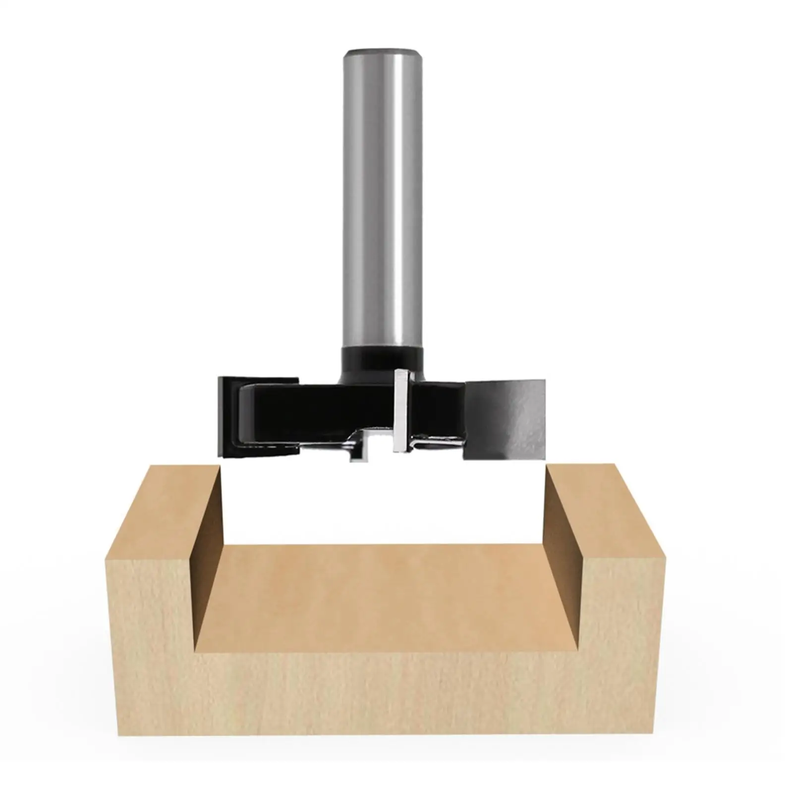 1/2" Shank Planing Wood Planer Bit Woodworking Tools Edge Treatment Grooving Router Bits CNC Spoilboard Surfacing Router Bit