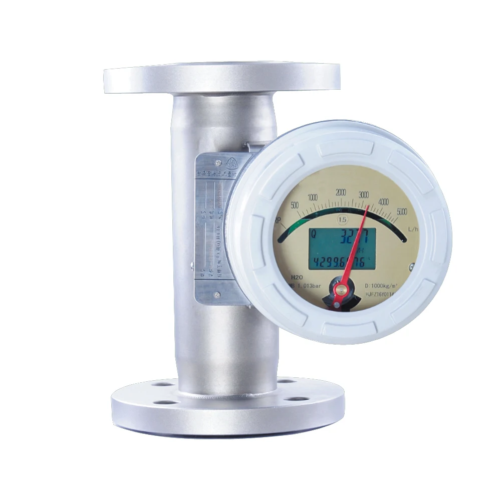 DN15-DN100 Industrial Water Air Gasses Oxygen Metal Tube Float Flowmeter Rotameter