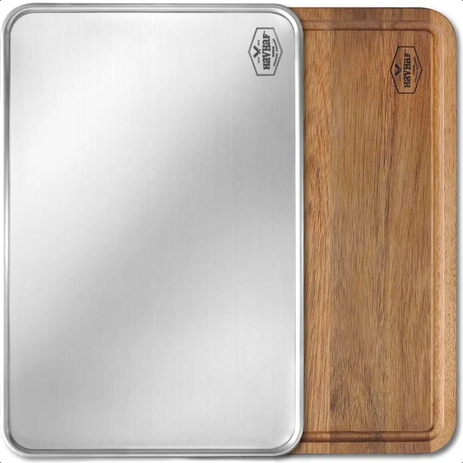 

Stainl Steel Cutting Boards For Kitchen With Lip Wood Metal Large Non Plastic Non Toxic Acacia Wooden Double Sided Cutting Boar