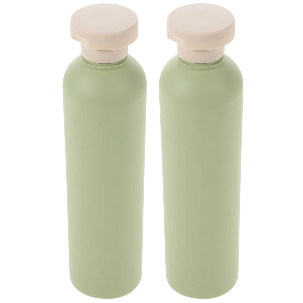 

2Pcs Compact Travel Bottles 260Ml Refillable Containers for Toiletries Shampoo Lotion Oil Lightweight Space Saving Set