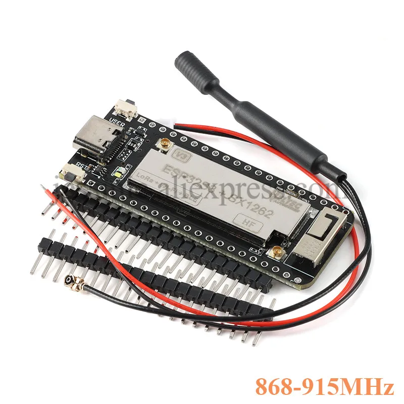 Support Meshtastic Mesh Network ESP32 SX1276 LoRa Development Board LoRAWAN WIFI BLE Development Board For Arduino With Antenna