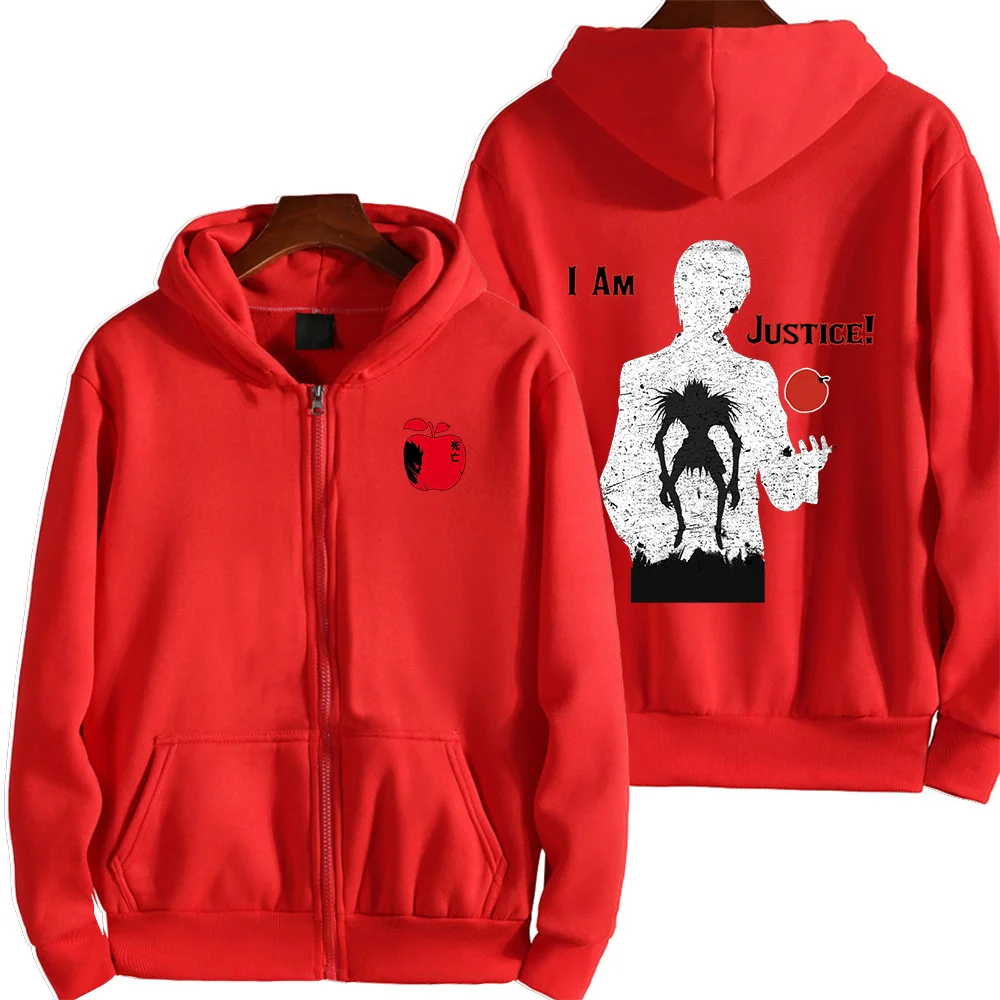 Anime DEATH NOTE Yagami Light Ryuk Print Hoodies Couple student street sports casual Hoodies