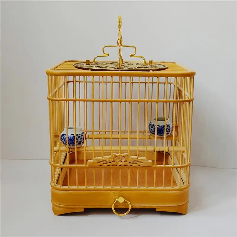 Bird Transport Cage Bathtub Birds Aluminum Outdoor Aviary Tweety Cages Home House Hut Bath Canary Acrylic Stand Birdhouse