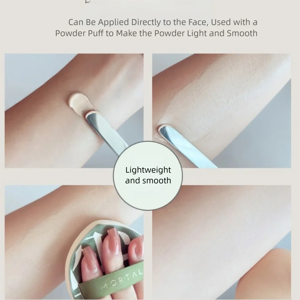 2 قطعة الفولاذ المقاوم للصدأ ماكياج خلط عصا خفيفة الوزن مريحة لهجة لوحة صينية المحمولة كريم الوجه خلط أداة أدوات مكياج #5