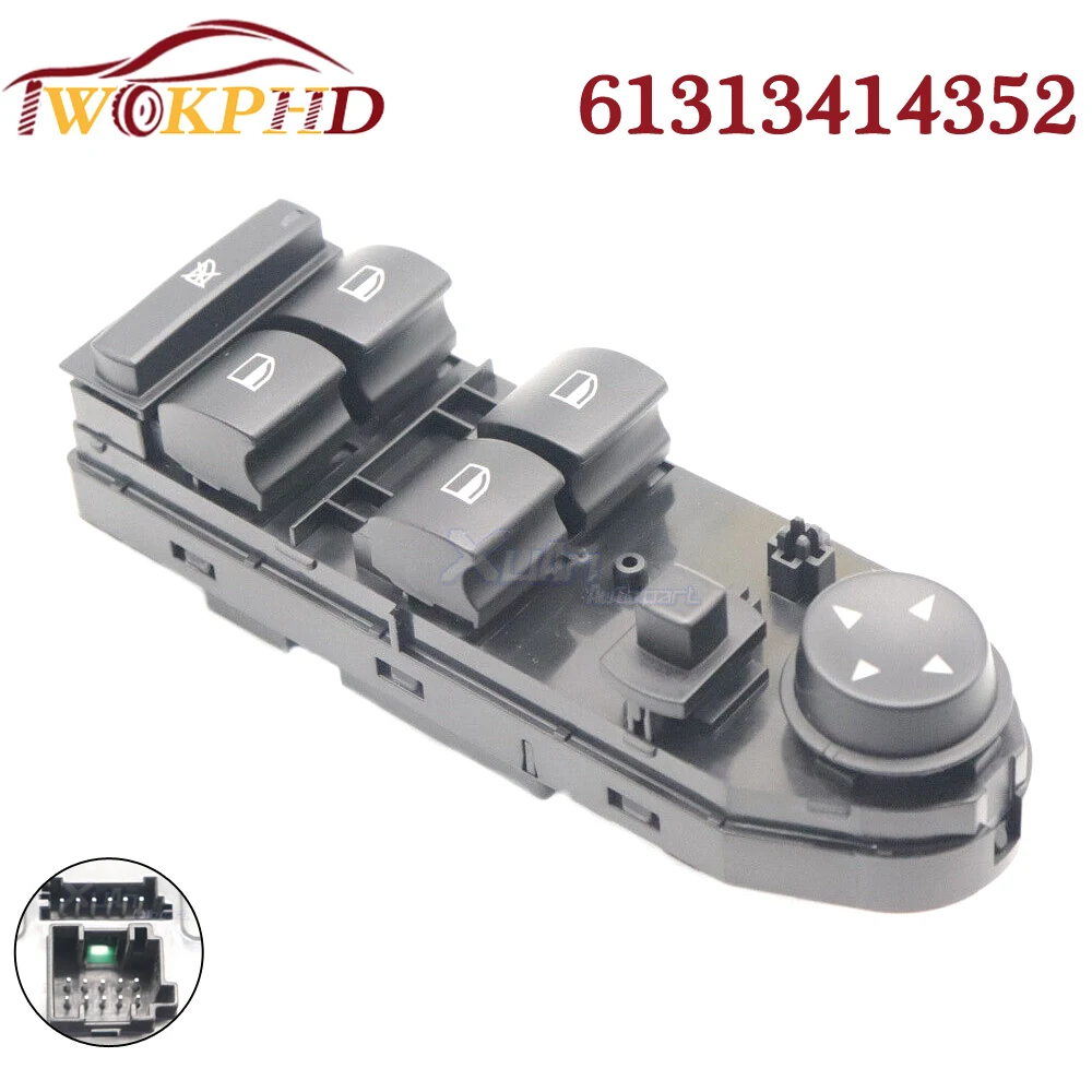 61313414352 Car Accrssories Electric Panel Power Window Switch Front Left Standard For BMW X3 2004-2010 DWS-898 DWS898