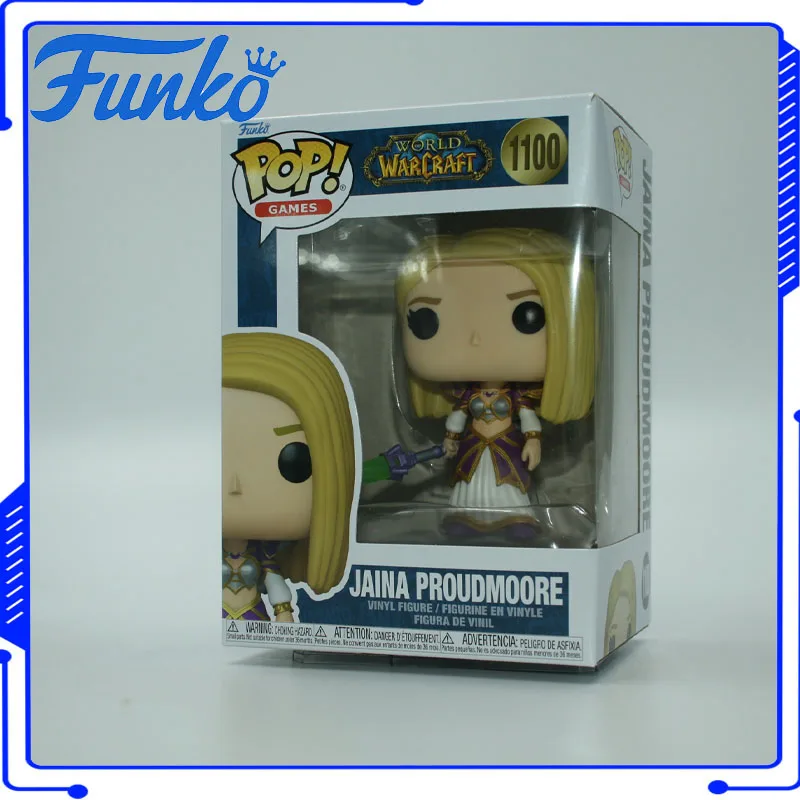 

Genuine Funko Pop! Games World of Warcraft #1100 Jaina Proudmoore Vinyl Figure Collectible Model Toy Gift for WoW Fans