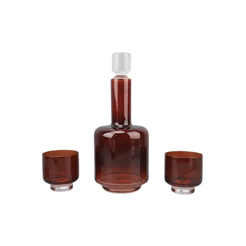 

Nordic Creative Transparent Glass Wine Decanter Wine Dispenser Whiskey Glass Wine Set Restaurant Home Accessories