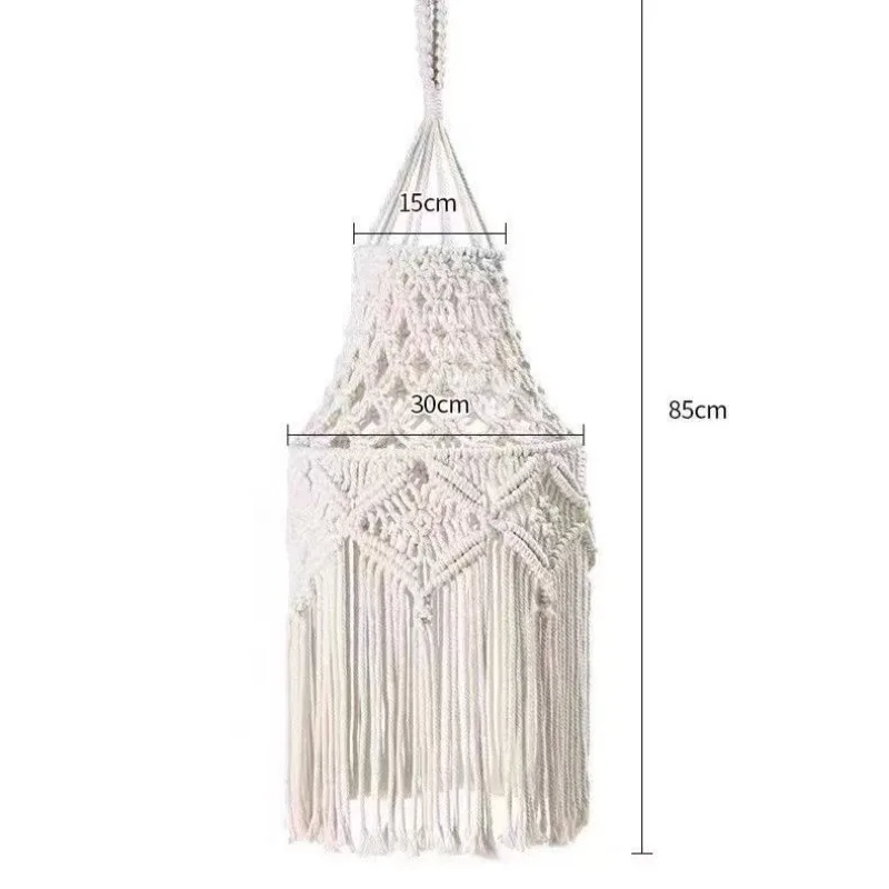 

1 шт. тканый абажур, средний белый абажур цвета слоновой кости, 5,9 дюйма, верх x 11,8 дюйма, нижний абажур ручной работы для прикроватной лампы - замена лампы