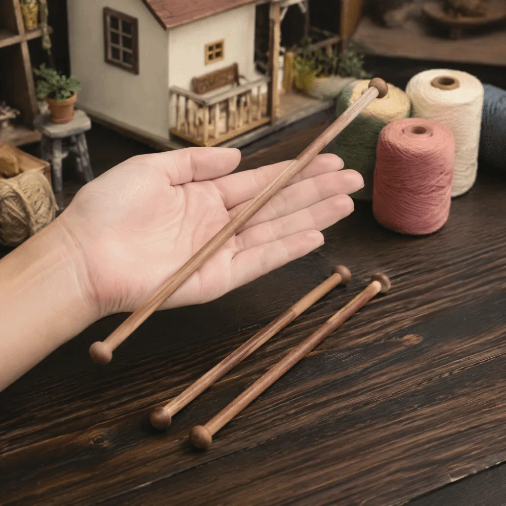 4pcs Round Sandalwood Wooden Hanging Rod 12 Inch Long 9 Inch Long Dowel Rod Sticks 4 Pcs Pack Wooden Pin Rod Tapestry Hanging