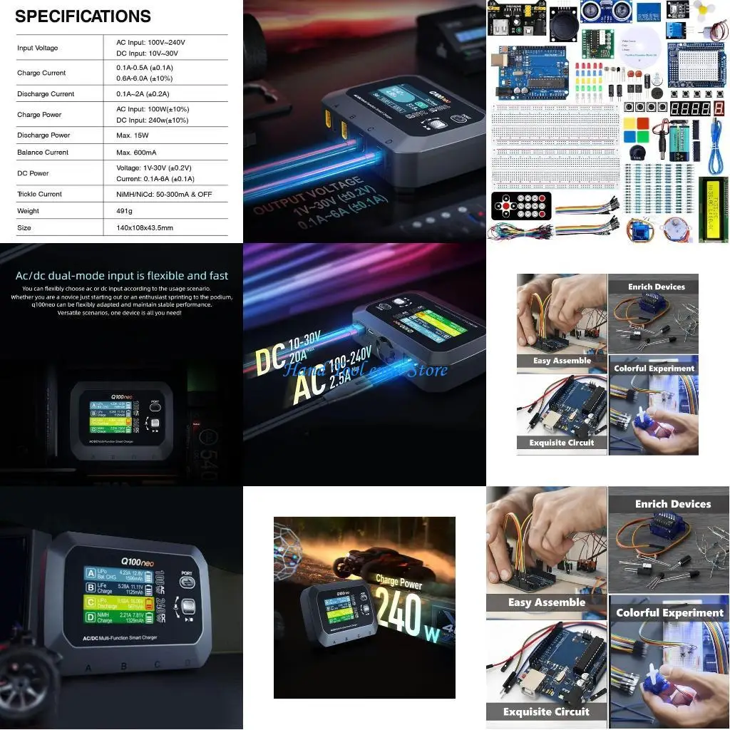 

H37F Multifunctional Battery Manager Charging Voltages Balancing System Double Power Input For Extended Battery Service Life