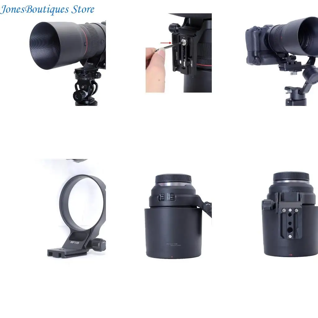 

IS-RF135 Lens Tripods Mount Rings Lens Rings Bracket for RF 135mm f/1.8 L IS Camera Lens W8KE