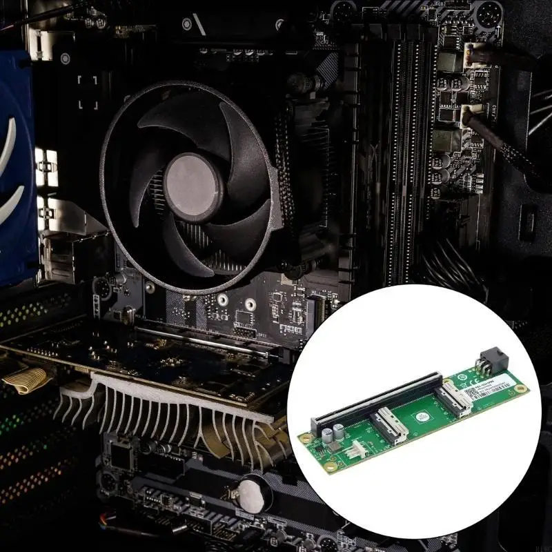 PCIe 5.0 Conversion Board from MCIOs for Enhanceds Compatibility in PCIe Environment Supports x16