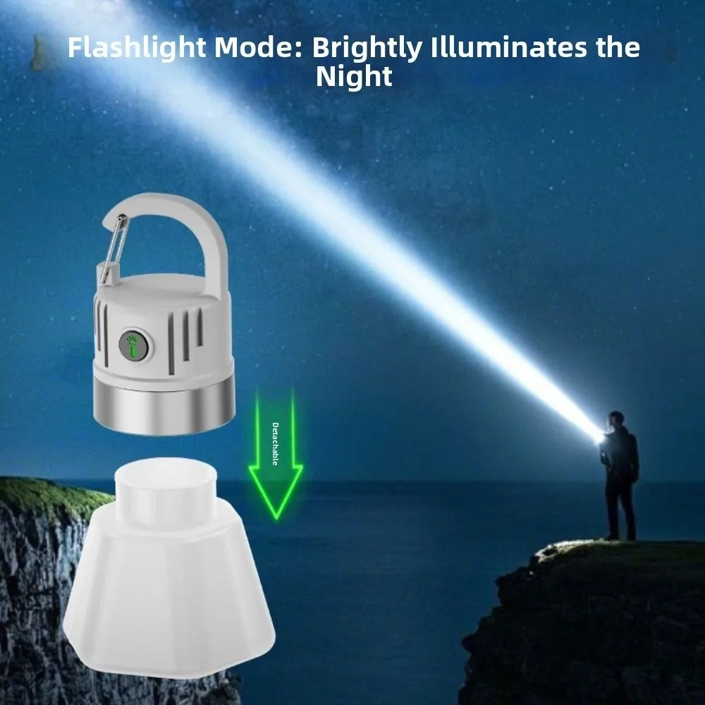 Multicolored Mini LED Flashlight Hanging Function Handheld Portable Hook Lamp High Brightness Waterproof Outdoor Camping Light