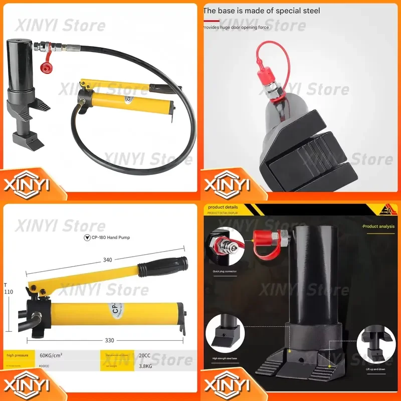 for Metal Sheet Knockout Punch Driver Hole Punching Tool Hydraulic Door Breaker