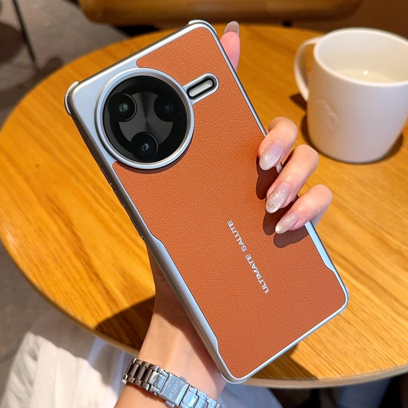 

Для Xiaomi POCO F7 Ultra чехол из искусственной кожи с магнитной беспроводной зарядкой, защитный чехол для Xiaomi POCO F7 Pro Shell