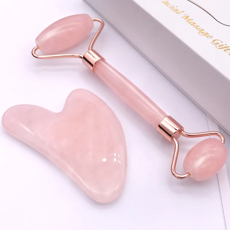 Gua Sha Massage Board Nek Anti Rimpel Massager Hulpmiddel Gezichtshuid Tillen Anti-Veroudering Gezicht Roller Gezwollen Ogen Schoonheid Gezondheid Tools