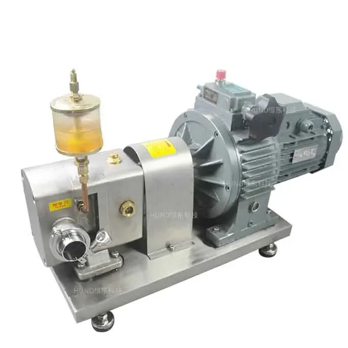 

Stainless steel sanitary rotary lobe pump food grade high viscosity tomato sauce lobe rotor pump