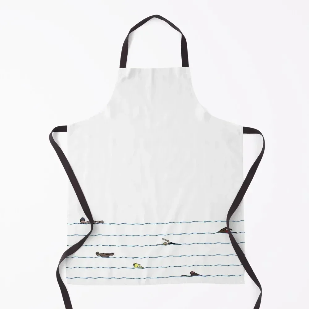 

Just Keep Swimming Apron Cleaning Products For Home Cute Kitchen Funny Apron