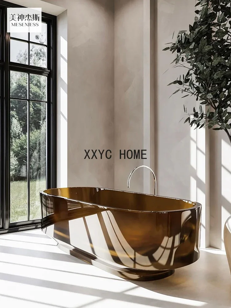 TAO Brown Brown Coffee Color Transparent Independent Resin Double Adult 1 M 6 Bathtub Tub
