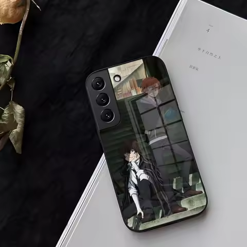Bungo Stray Dogs Dazai Glass For Samsung Galaxy S21 S22 S20 S24 S23 Ultra Fe Plus A34 A54 A24 A52 Coque