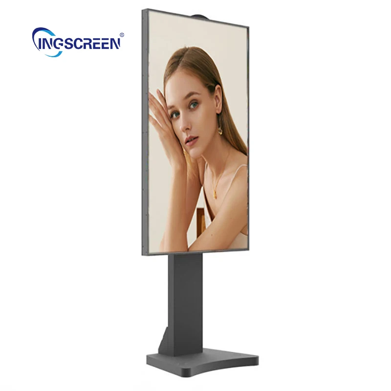 Ingscreen Indoor Window Display Kiosk Lcd Floor Standing Digital Signage Player Advertising Display