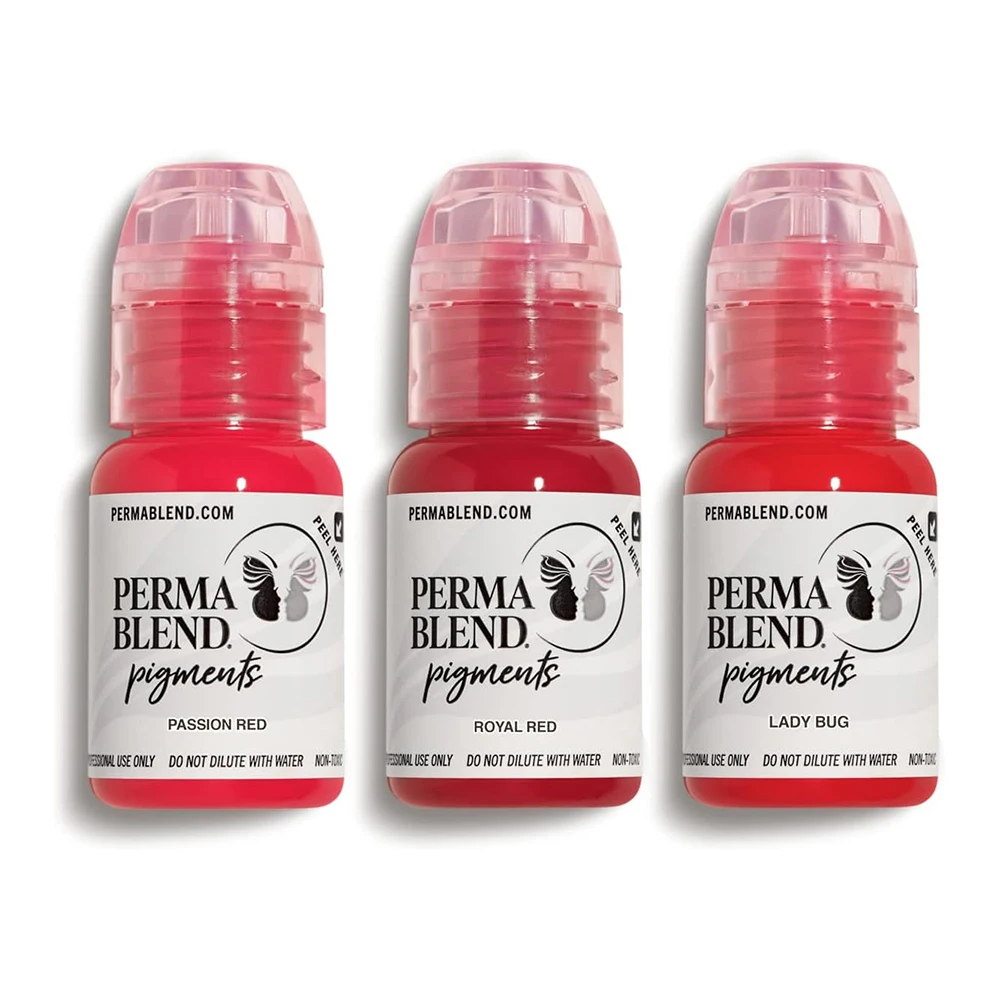 15ML 0.5oz Permanent Makeup Pigment - Long-lasting Professional Tattoo Ink for Microblading Eyebrow & Lip Tattoo Supplies