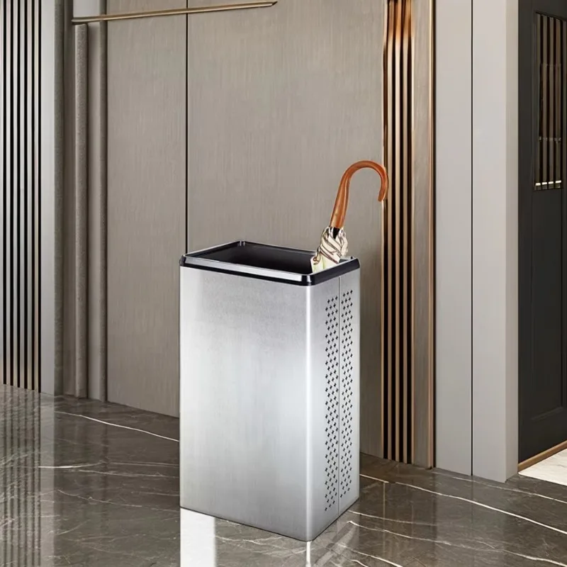 Hotel Lobby & Home Office Entryway Bucket Floor Stand for Umbrellas Public Umbrella Wrapping Machine Holder