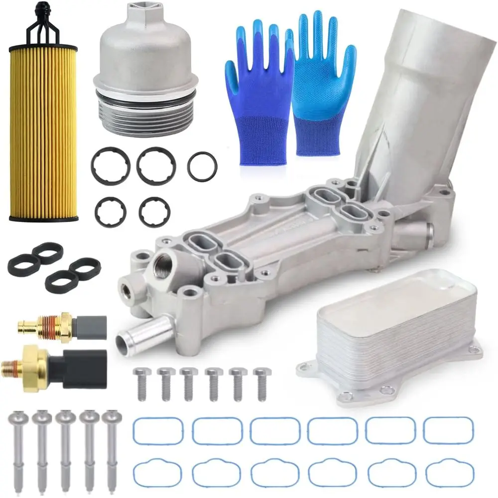 

Upgraded Oil Cooler Oil Filter Housing for Durango Journey 200 300 ProMaster Grand Cherokee Replace 926-959