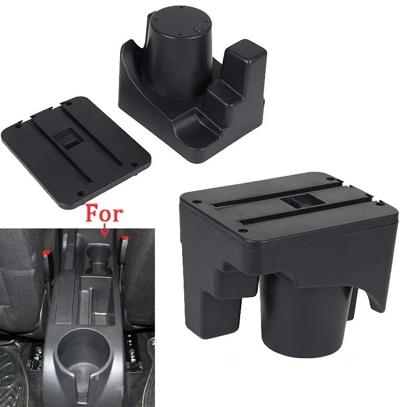 For VW Golf 6 golf 5 Mk6 MK5 jetta 5 Armrest Box Central Store Content With Retractable Cup Hole Large Space Dual Layer USB