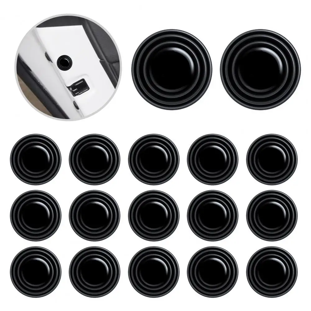 

16Pcs Car Trunk Sound Insulation Pad Car Door Shock Absorbing Gasket Shockproof Thickening Anti-collision Cushion Stickers