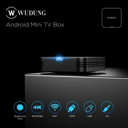 2024 NEWEST Original WUDUNG TX1 Android TV Box Allwinner H313 Quad Core 4K HDR 2.4G Wifi ROM 16GB Smart Player