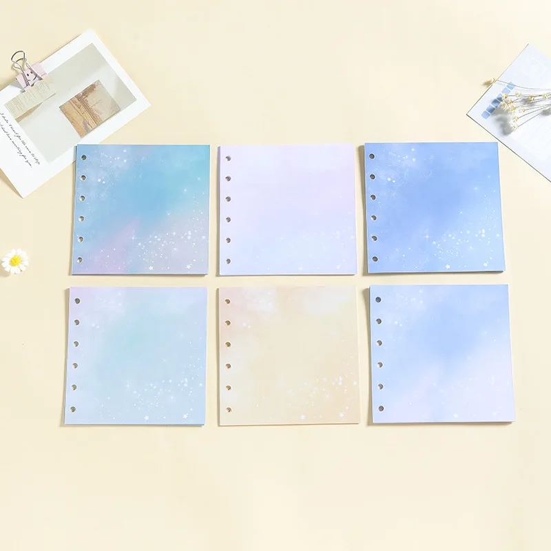 Kawaii A7 Zipper Binder Notebook Kpop Photocard Collect Book Journal Diary Agenda Planner Bullet School Stationery