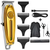 Kemei KM-1949 Professional Finishing Hair Clipper Men Electric Cordless Hair Trimmer T-Blade Carving Bald Head Hair Cut Machine