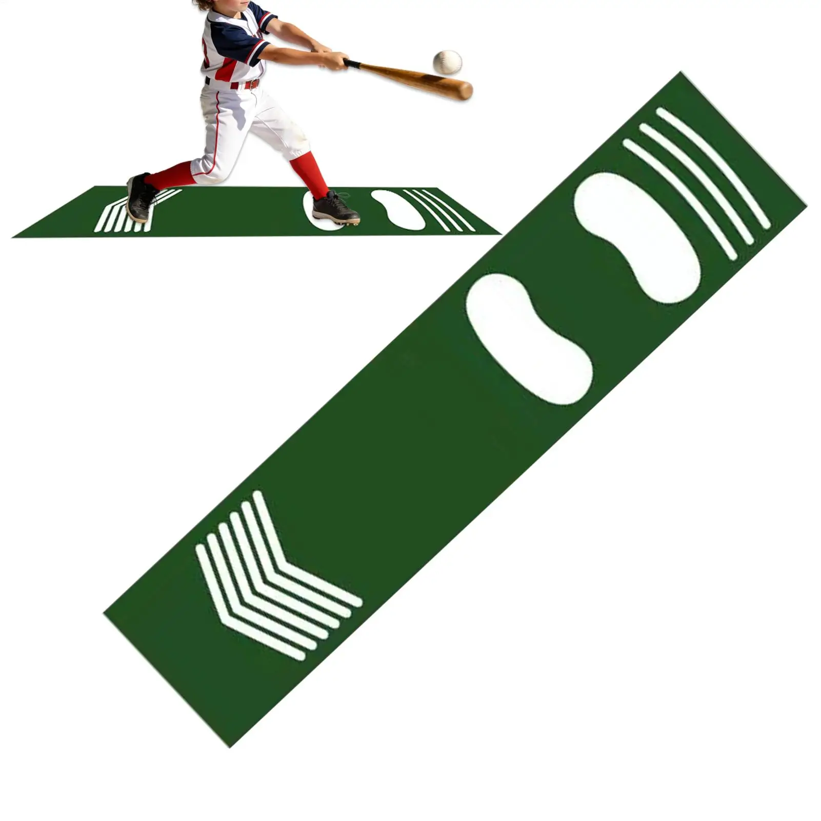 Non-Slip Baseball Hitting Mat 3