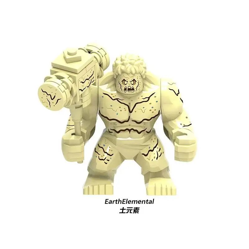 Blind Box Große Bausteine Killer Croc Bane Olog-hai Troll Orc Actionfiguren Puzzle-Sammlung Modellpuppen Bausteine Spielzeug Geschenke